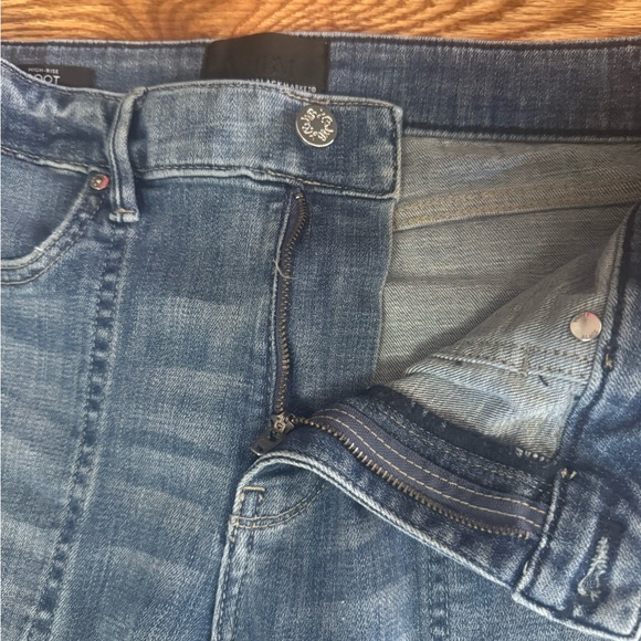 White House Black Market High-Rise Novelty Pocket Bootcut Jean Size 6 - Picture 9 of 15